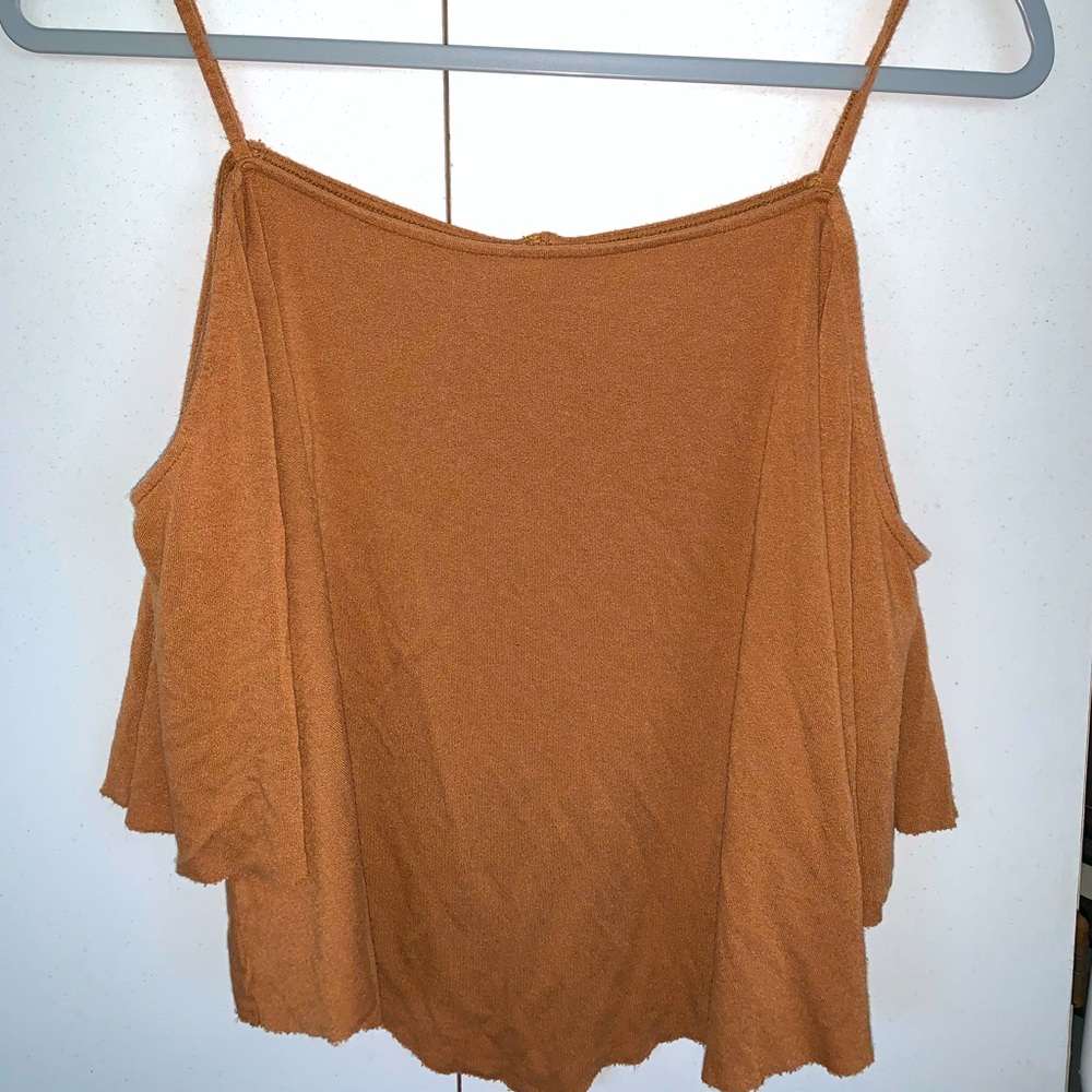 Flowy off-the-shoulder top